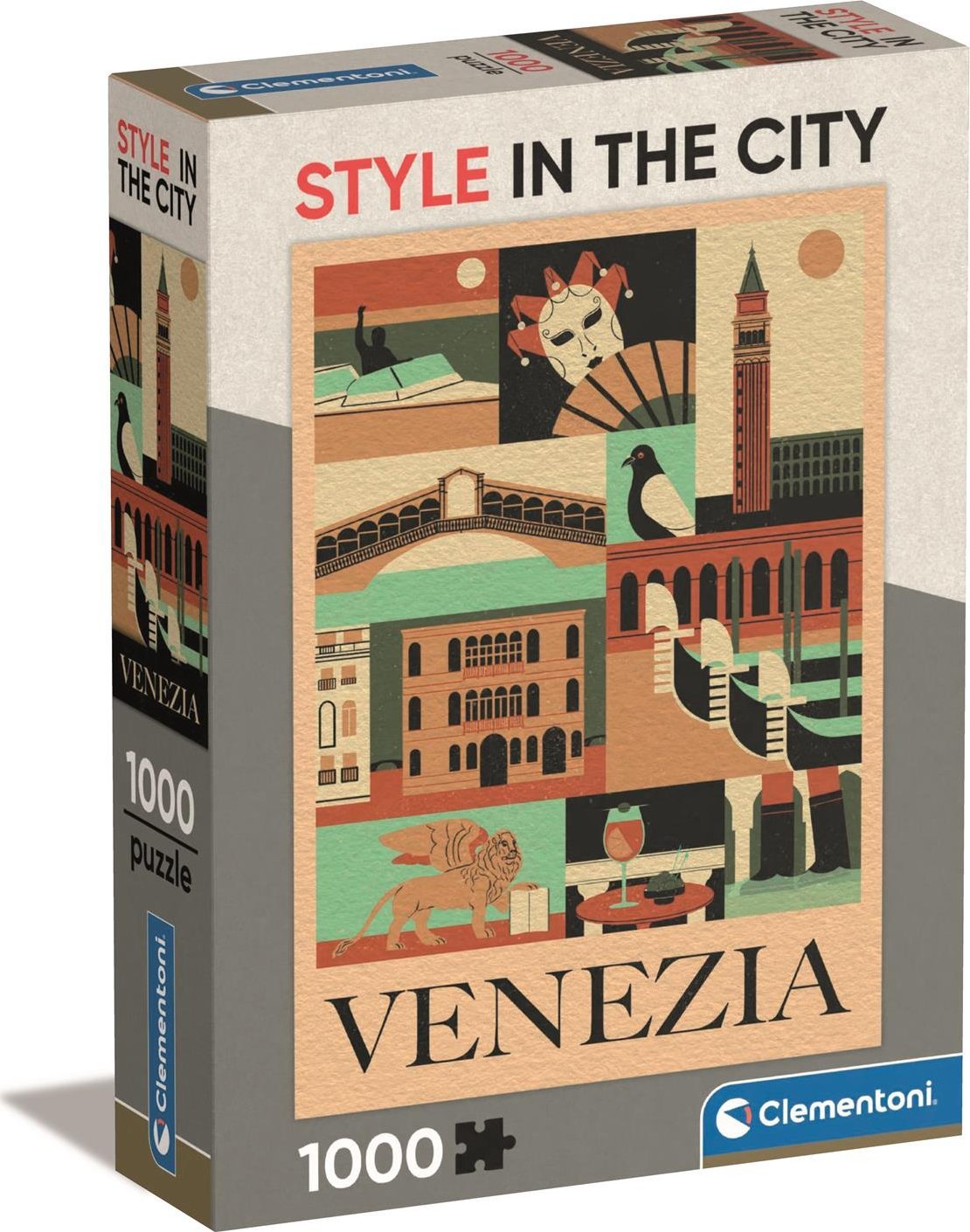 Clementoni Puzzle 1000 elementów Compact Venezia