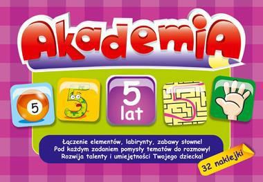 Akademia - 5 lat +32 naklejki