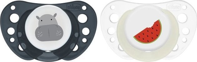 Chicco 171576 SMOCZEK PF AIR SILIKONOWY 6-36M 2SZT LUMI BLUE