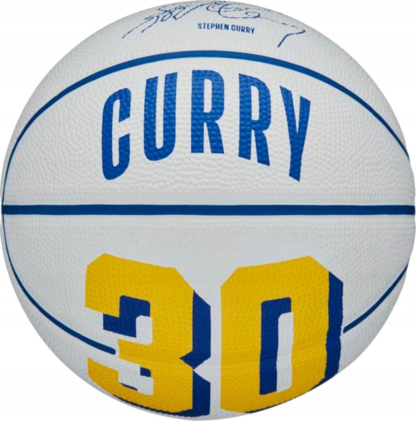 Wilson Wilson NBA Player Icon Stephen Curry Mini Ball WZ4007401XB białe 3