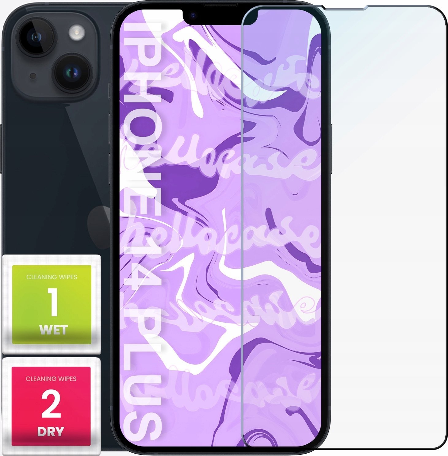 Hello Case Szkło Hartowane do Iphone 14 Plus (szybka 9H, płaskie 2.5D, ochronne)