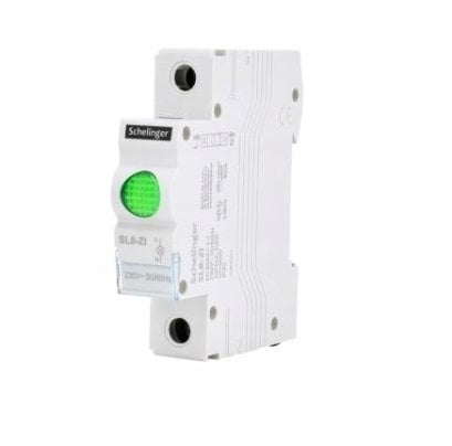 Bemko Lampka modułowa jednofazowa zielony LED SL8 230V A15-SL8-ZI