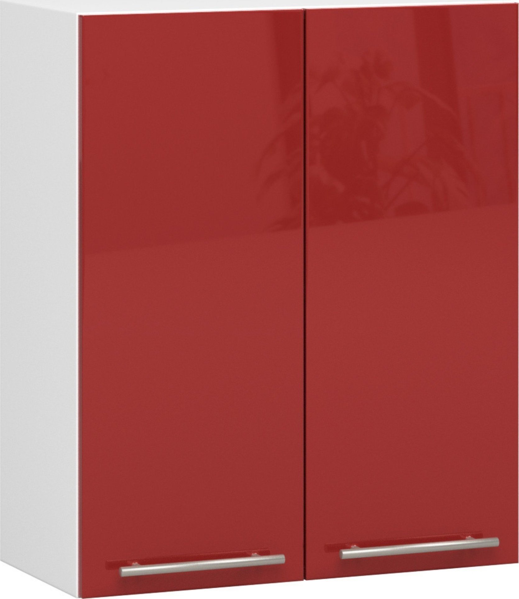 Fabryka Mebli Akord WISZĄCA SZAFKA KUCHENNA OLIWIA W 60cm BIAŁA-CZERWONY POŁYSK H720