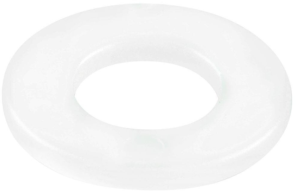 WASHER M 8 PLASTIC WHITE DIN125/10PCS