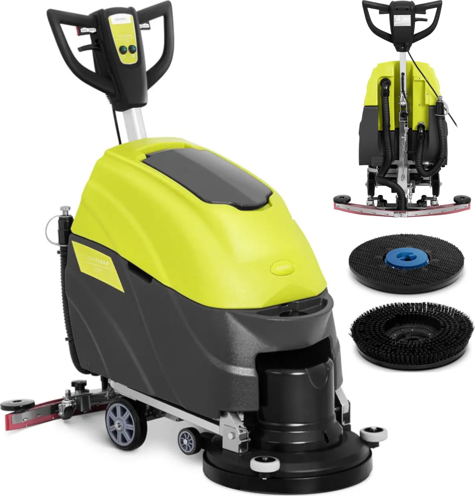 Ulsonix Szorowarka do czyszczenia podłóg elektryczna 457 mm 155 obr./min 1600 W Szorowarka do czyszczenia podłóg elektryczna 457 mm 155 obr./min 1600