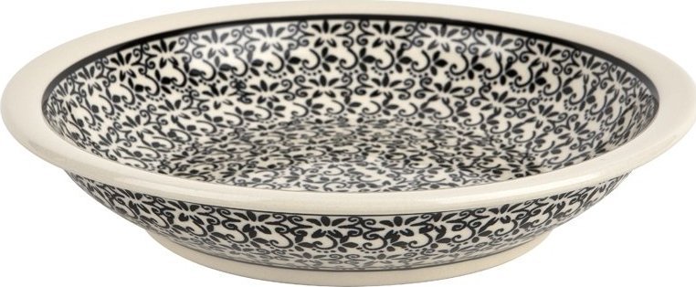 Bolesławiec Talerz głęboki 23cm Bolesławiec Dekor 941