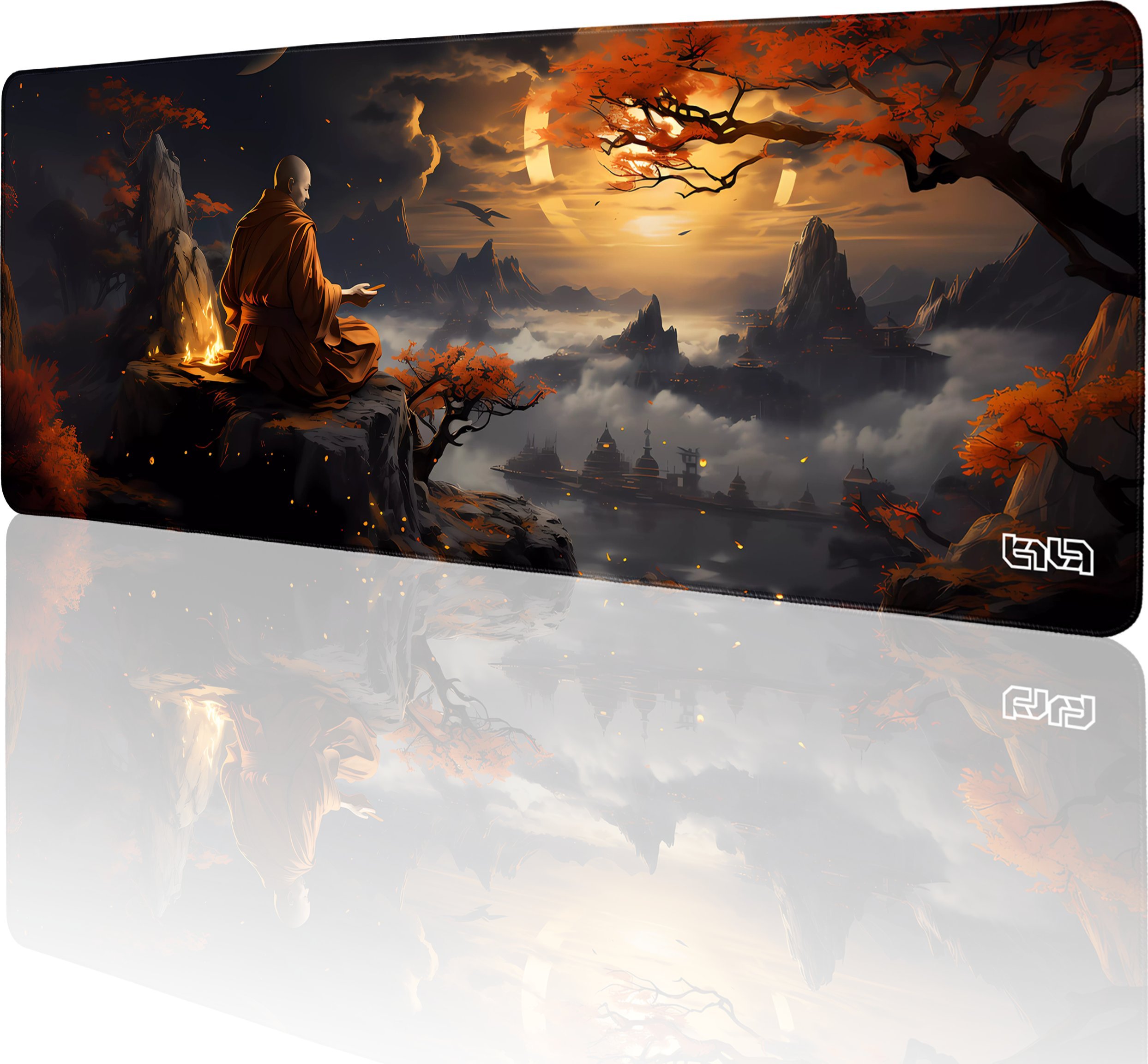 Podkładka Tilt PODKŁADKA POD MYSZKĘ XXL Mnisie Zen 80x30 TILT Na biurko Gamingowa