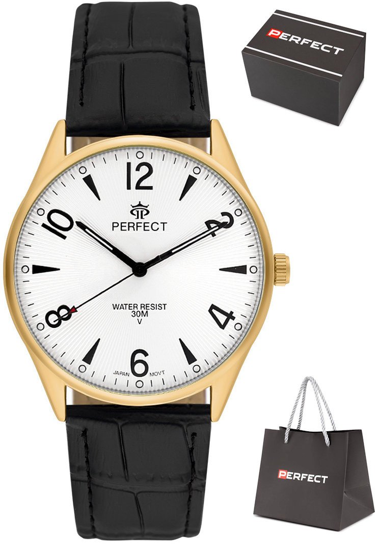 Zegarek Perfect C141-07 męski klasyczny czytelny .