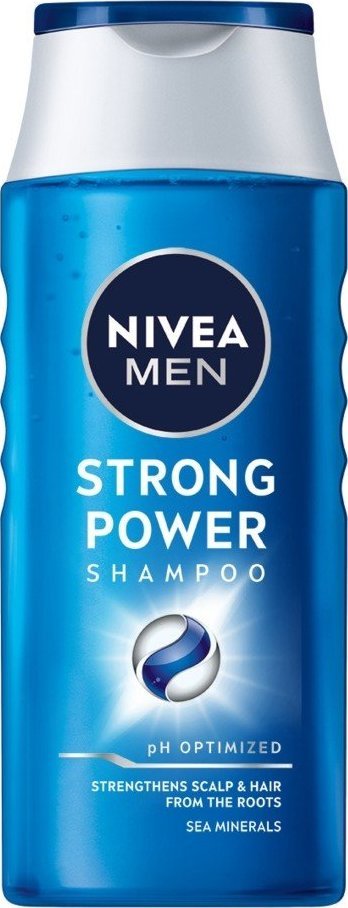 Nivea Men Szampon do włosów słabych i pozbawionych energii Strong Power 250ml