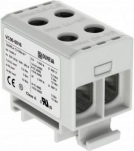 EM Group Złączka szynowa 2-torowa 16-95mm2 szara (607095)