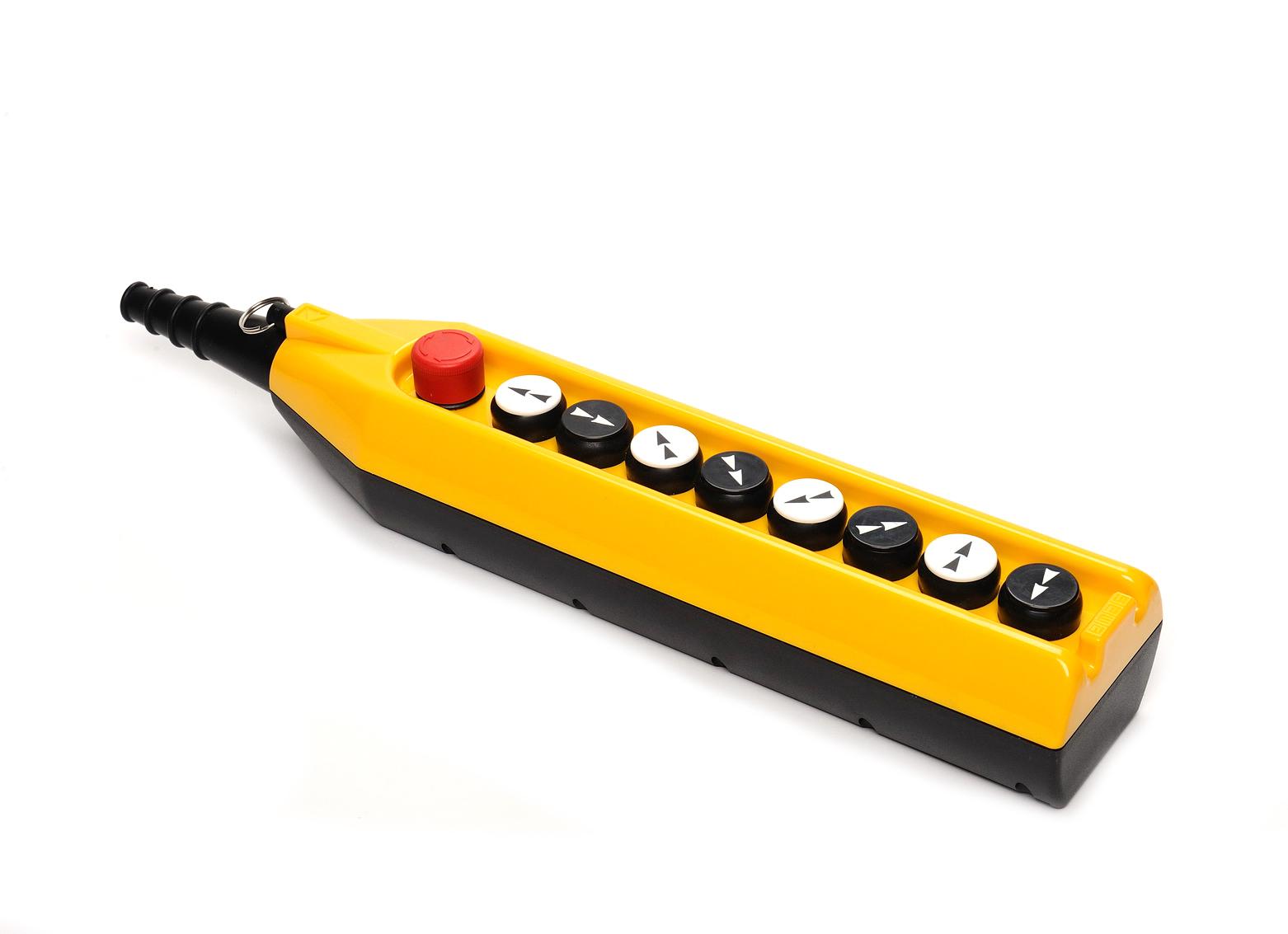 Promet Kaseta sterownicza 9 przycisków w tym przycisk awaryjnego stopu 30mm dwie prędkości - PV9E30B4444