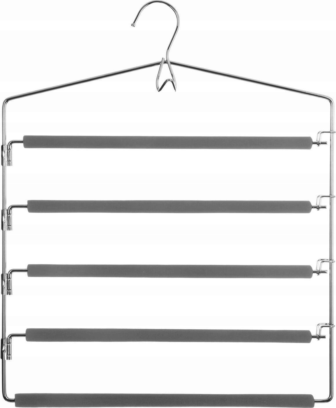 5five Wieszak do szafy na 5 par spodni