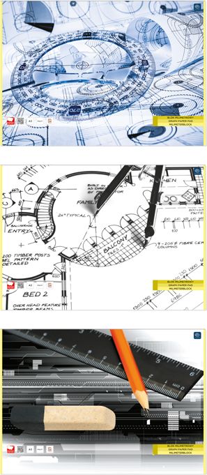Interdruk Blok milimetrowy A3 20k biały