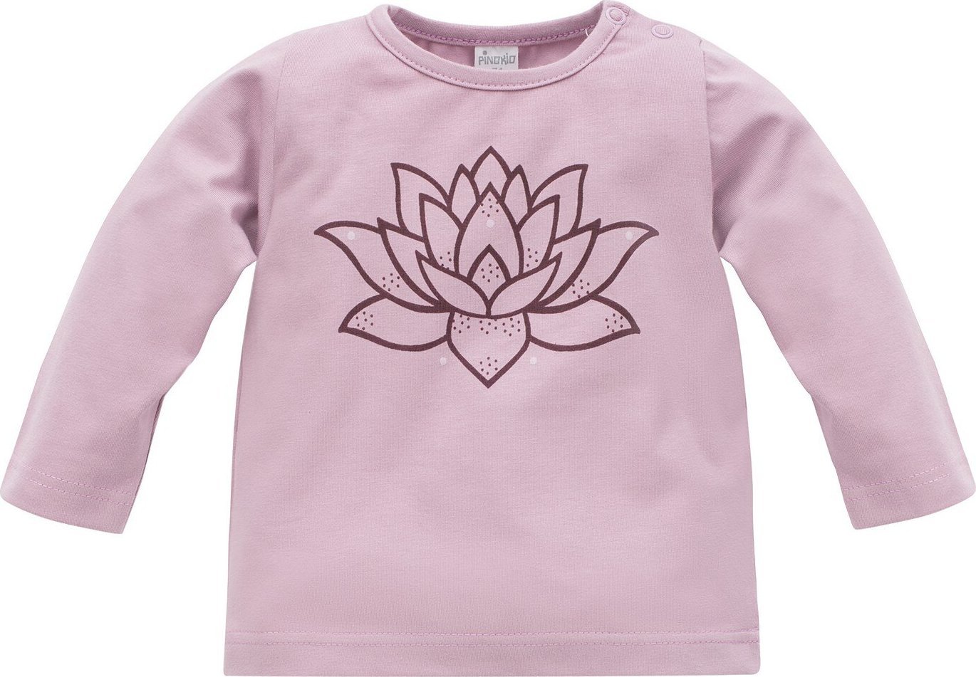 PINOKIO Bluzka z długim rękawem różowa dla dziewczynki Magic Vibes Pinokio 122