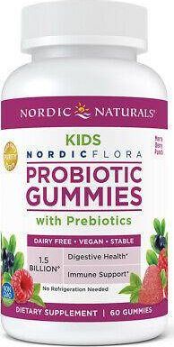 Nordic naturals Nordic Naturals - Probiotyki Gummies Kids, Smak Owoców Leśnych, 60 żelek