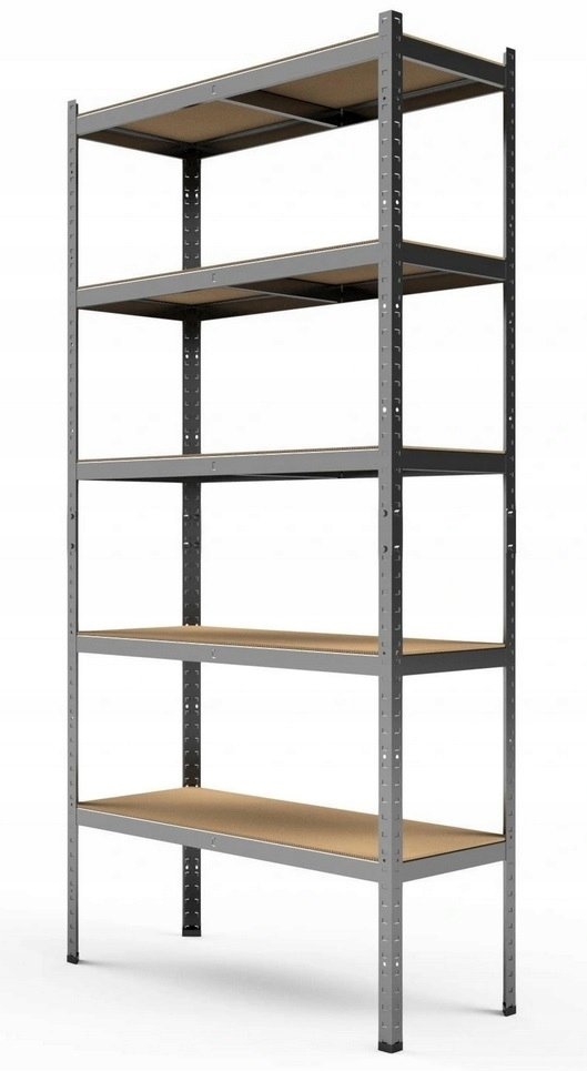 Regał magazynowy garażowy metalowy 180x90x40 1T