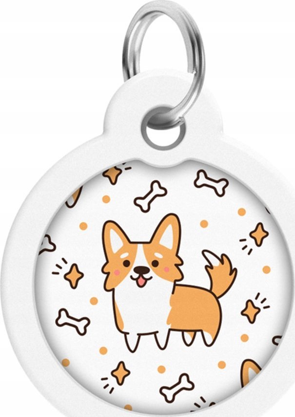 Collar WAU DOG SMART ID ADRESÓWKA KOŁO śr. 30mm CORGI