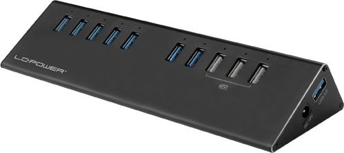 HUB USB LC-Power 7x USB-A 3.0 (LC-HUB-ALU-2B-10)