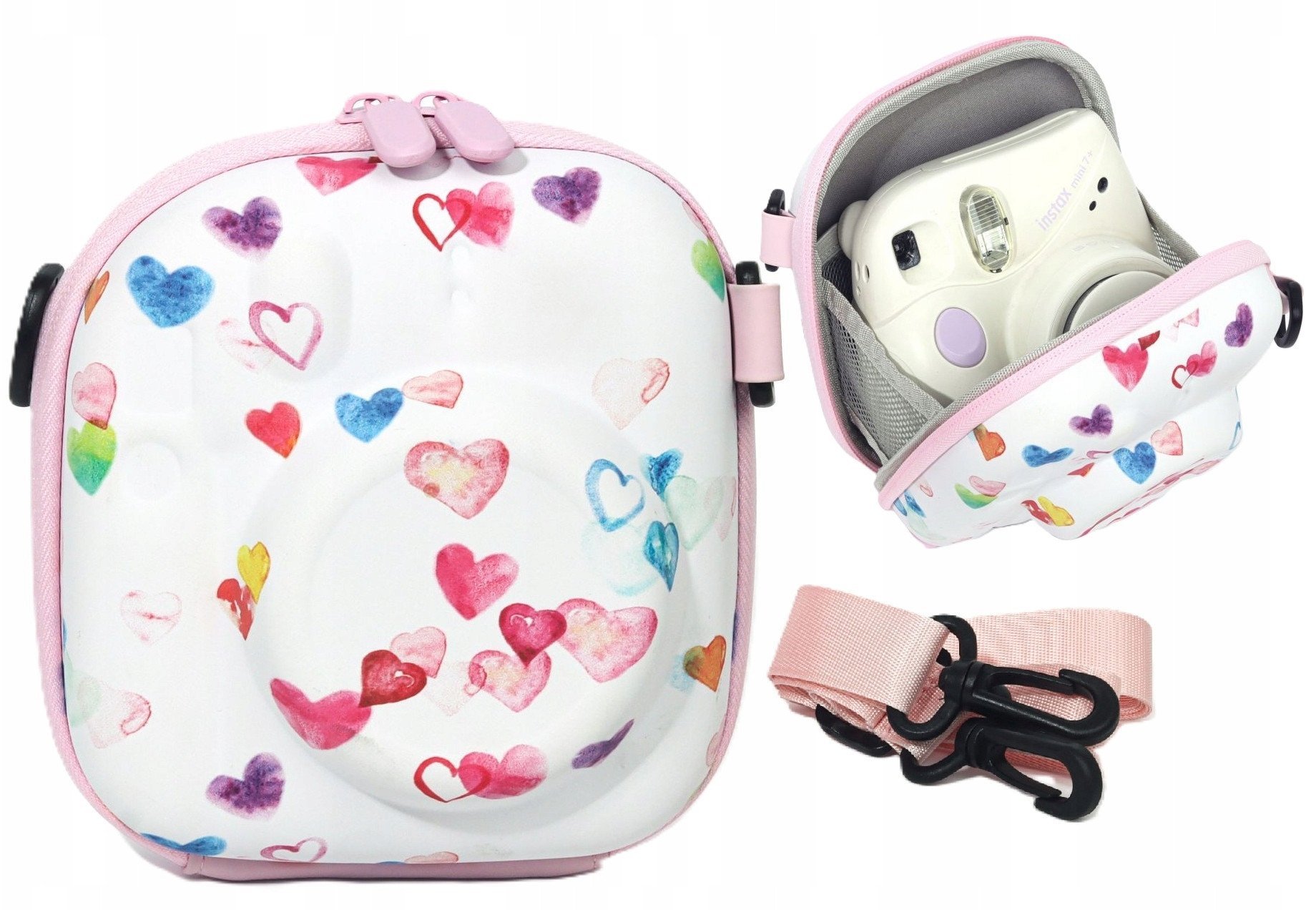 Etui Pokrowiec Futerał Case Osłona Do Fuji Instax Mini 99 40 12 11 9 8 7+ / Serca