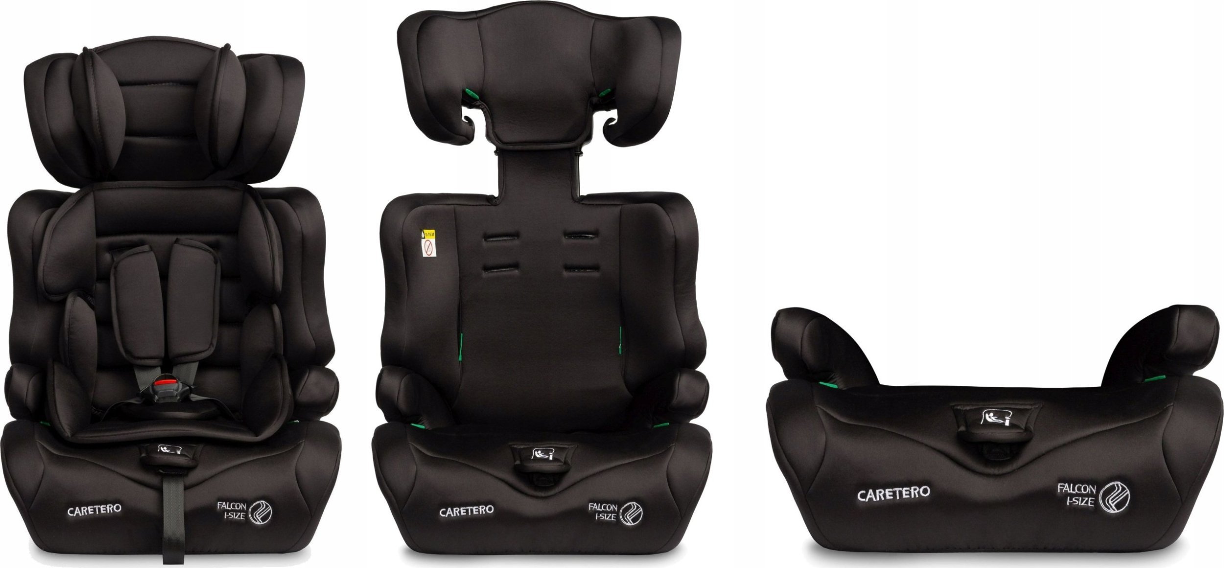 FOTELIK FALCON I-SIZE BLACK (76-150)