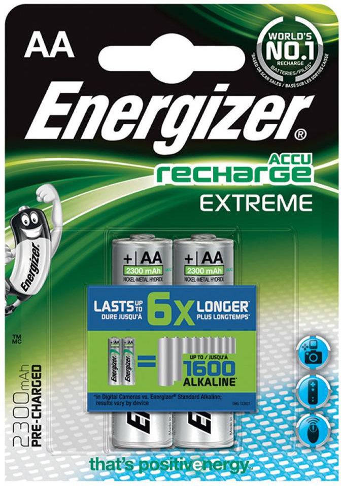 Energizer Akumulator Accu Recharge AA / R6 2300mAh 2 szt.