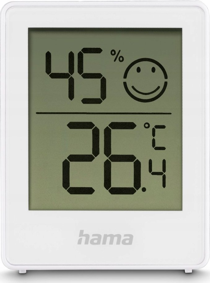 TERMOMETR HIGROMETR BAROS BIAŁY 2 szt.