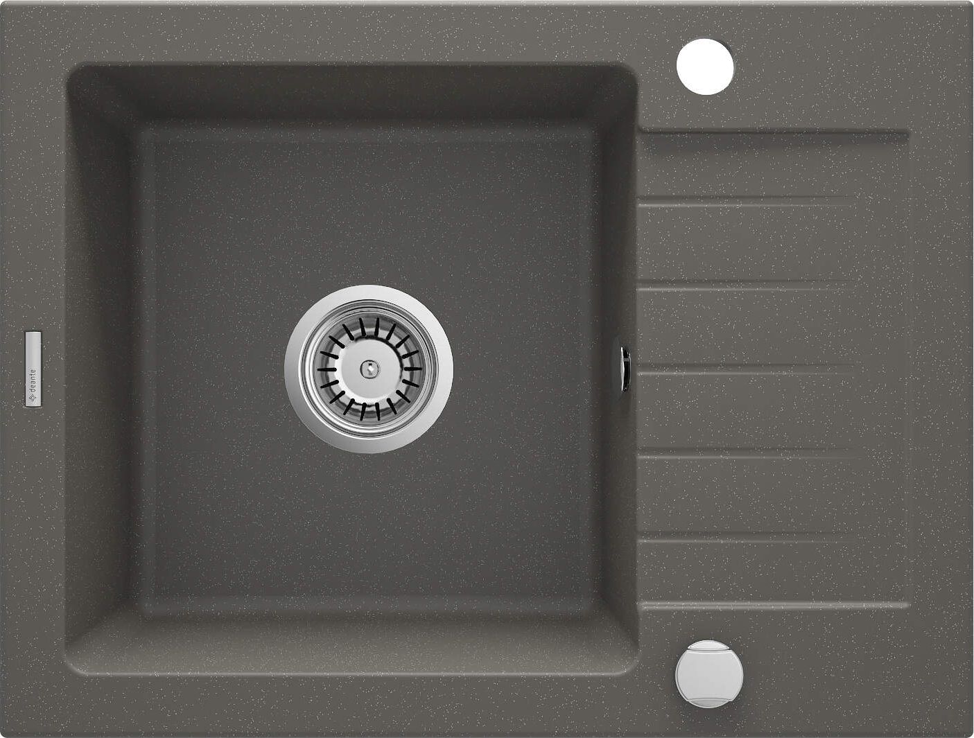 Zlewozmywak Deante Deante Zorba 1-komorowy z krótkim ociekaczem - nero