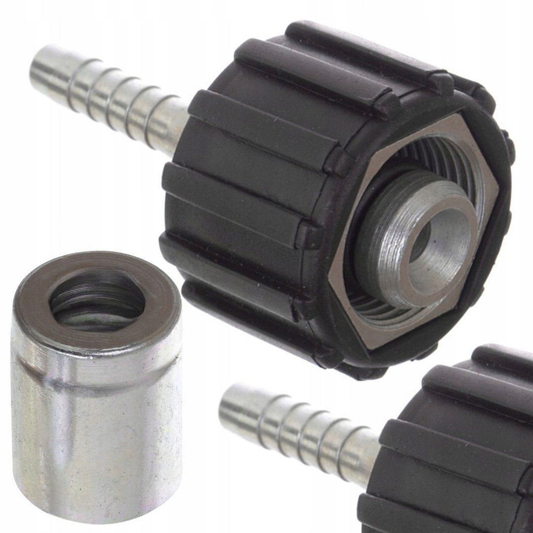 ZAKUWKA ZAKUCIE DO WĘŻA DN6 TULEJA ZACISKOWA GWINT M22X1,5 TRZPIEŃ 15MM HQ