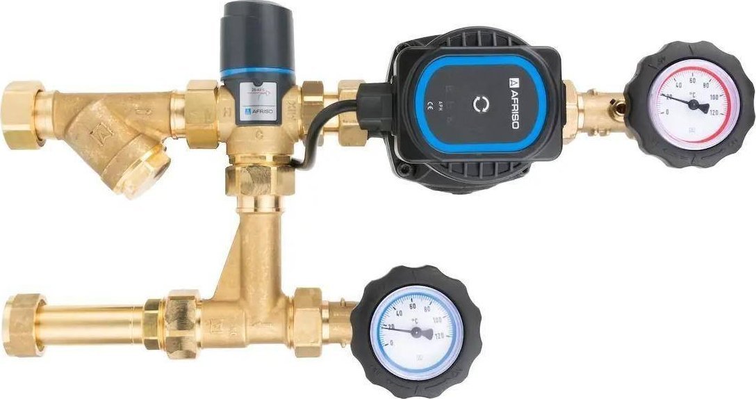 Afriso Grupa pompowa BPS 991 AP z zaworem termostatycznym ATM 561 pompa APH 160 AFRISO 9099120