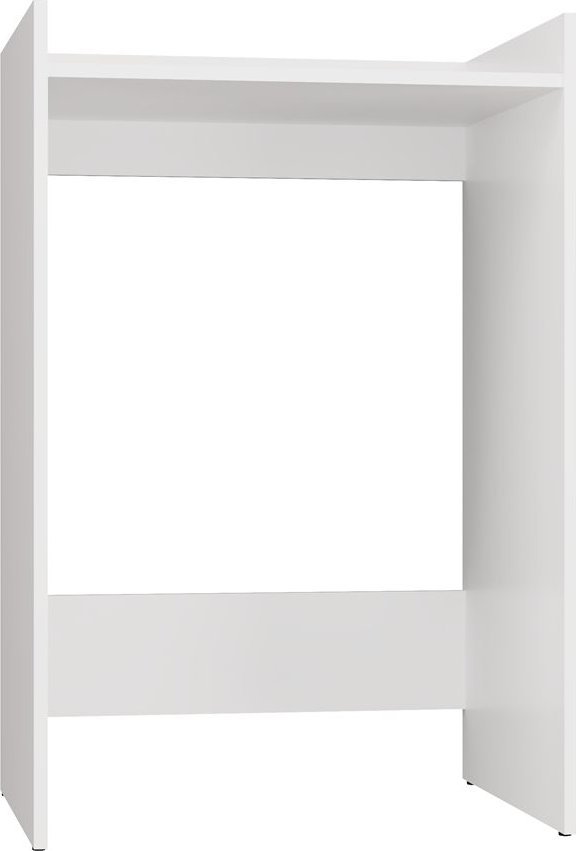 Topeshop Szafka łazienkowa na pralkę, Pola, 64x50x98 cm, biały