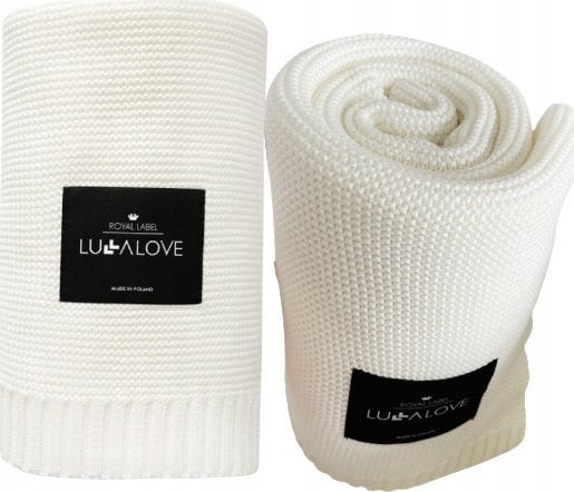 LullaLove Lullalove, Bambusowy koc - kokos, splot klasyczny