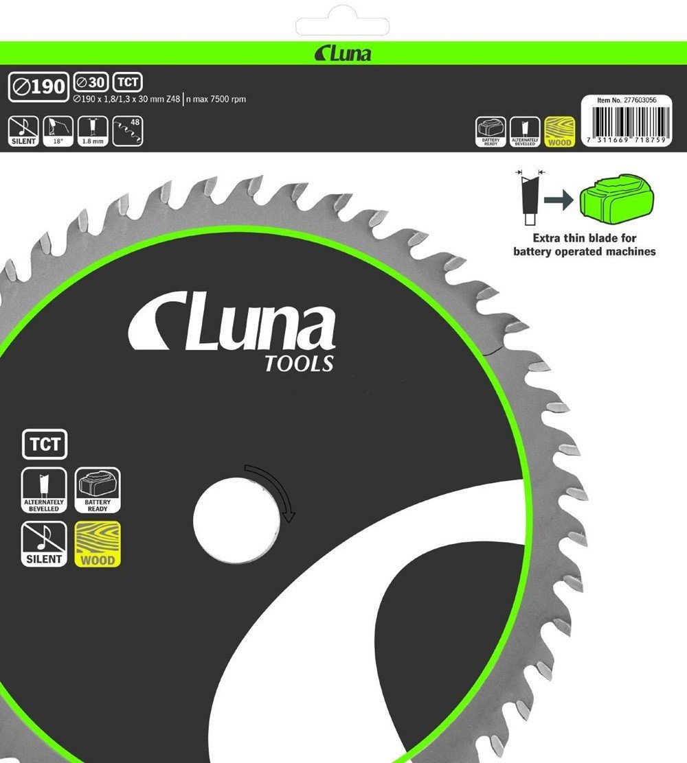 Pia tarczowa Luna Extra Thin 190x30 Z48