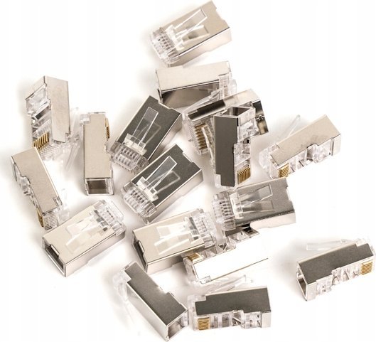 Digitus Wtyk RJ45 (8P8C) przelotowy, kat.5e, ekranowany, AWG 26-24, opakowanie 100 sztuk