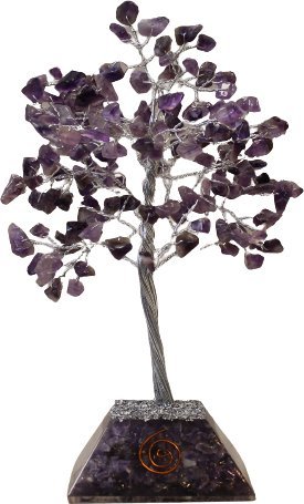 Art-Pol Drzewko Szczęścia z Orgonitem - Ametyst | 160 kamieni