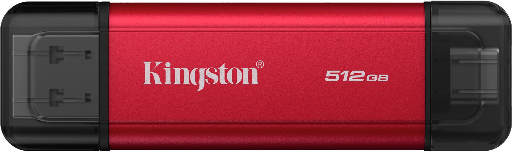 Dysk zewnętrzny SSD Kingston Dual Portable 512GB Czerwony (SPSD/512GB)