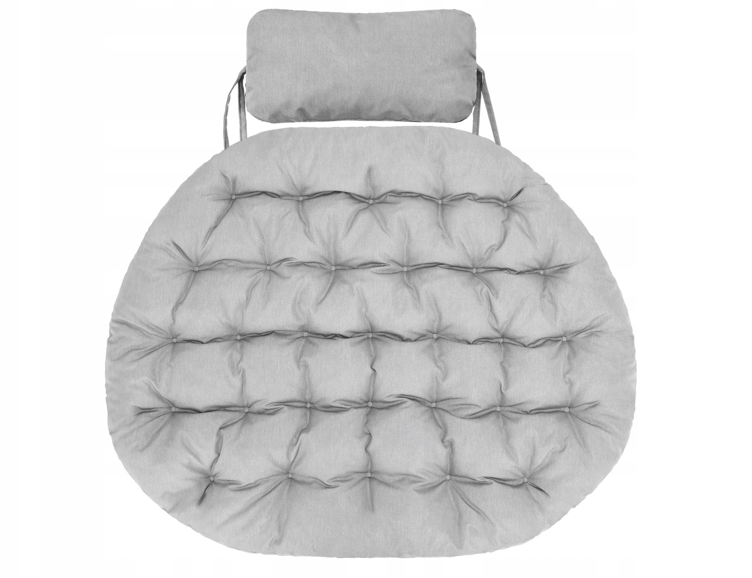 Pagalvė pakabinamam supamam krėslui HobbyGarden Moon, šviesiai pilka