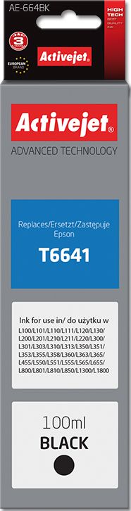 Tusz Activejet Tusz AE-664Bk (black)