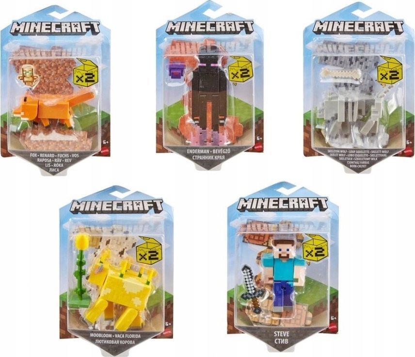 Figurka Mattel MINECRAFT FIGURKA PODSTAWOWA AKCES MIX GTP08 WB8