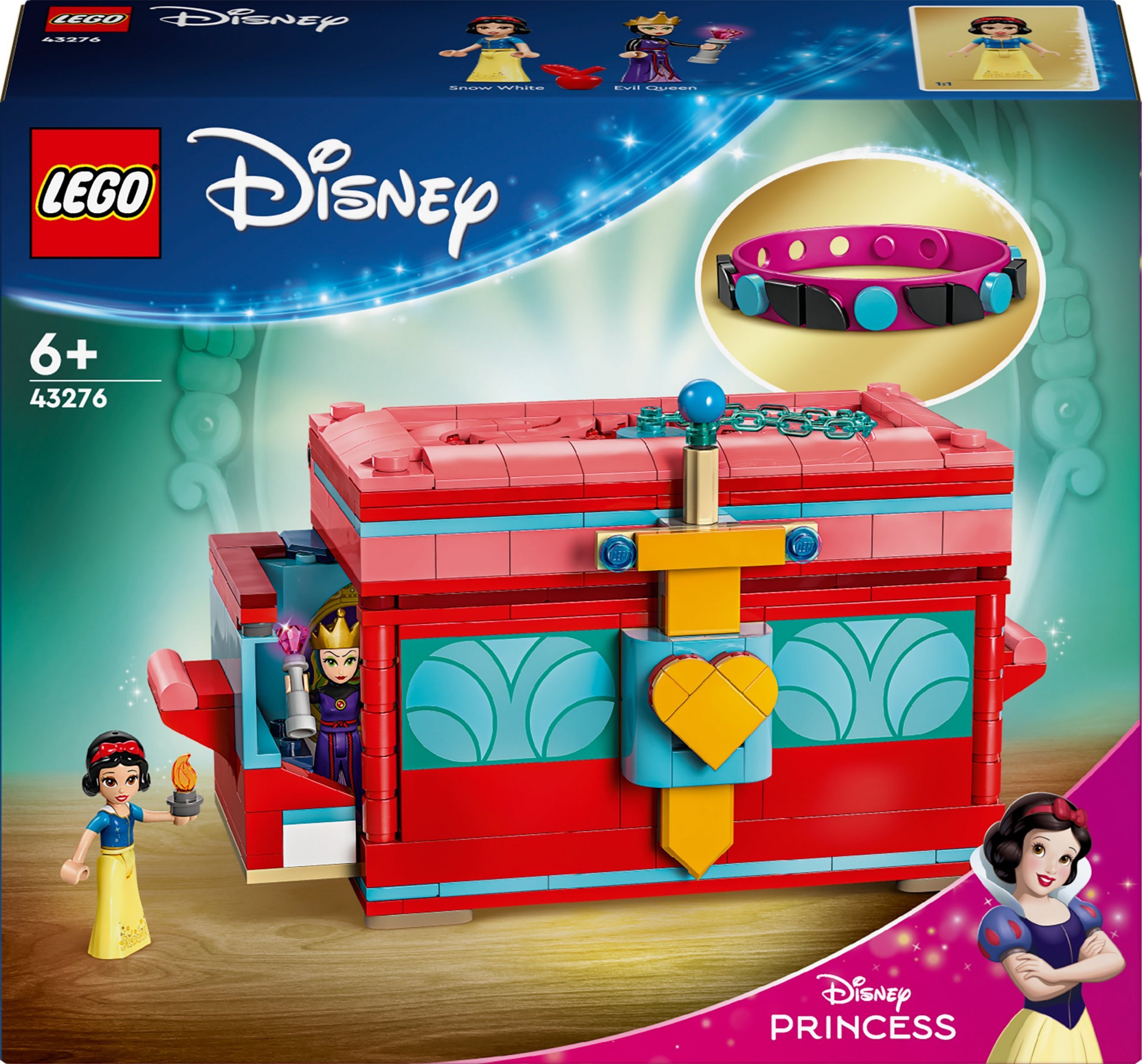 LEGO Disney Princess Szkatułka na biżuterię z Królewną Śnieżką (43276)