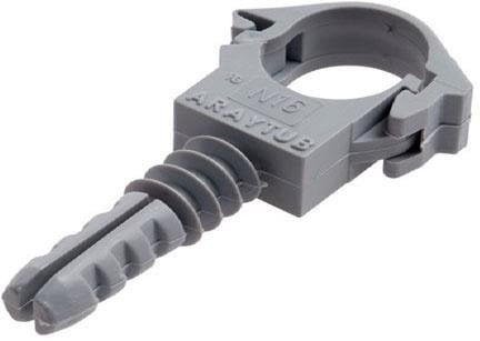 PIPE HOLDER PLASTIC D20 M8 10PCS