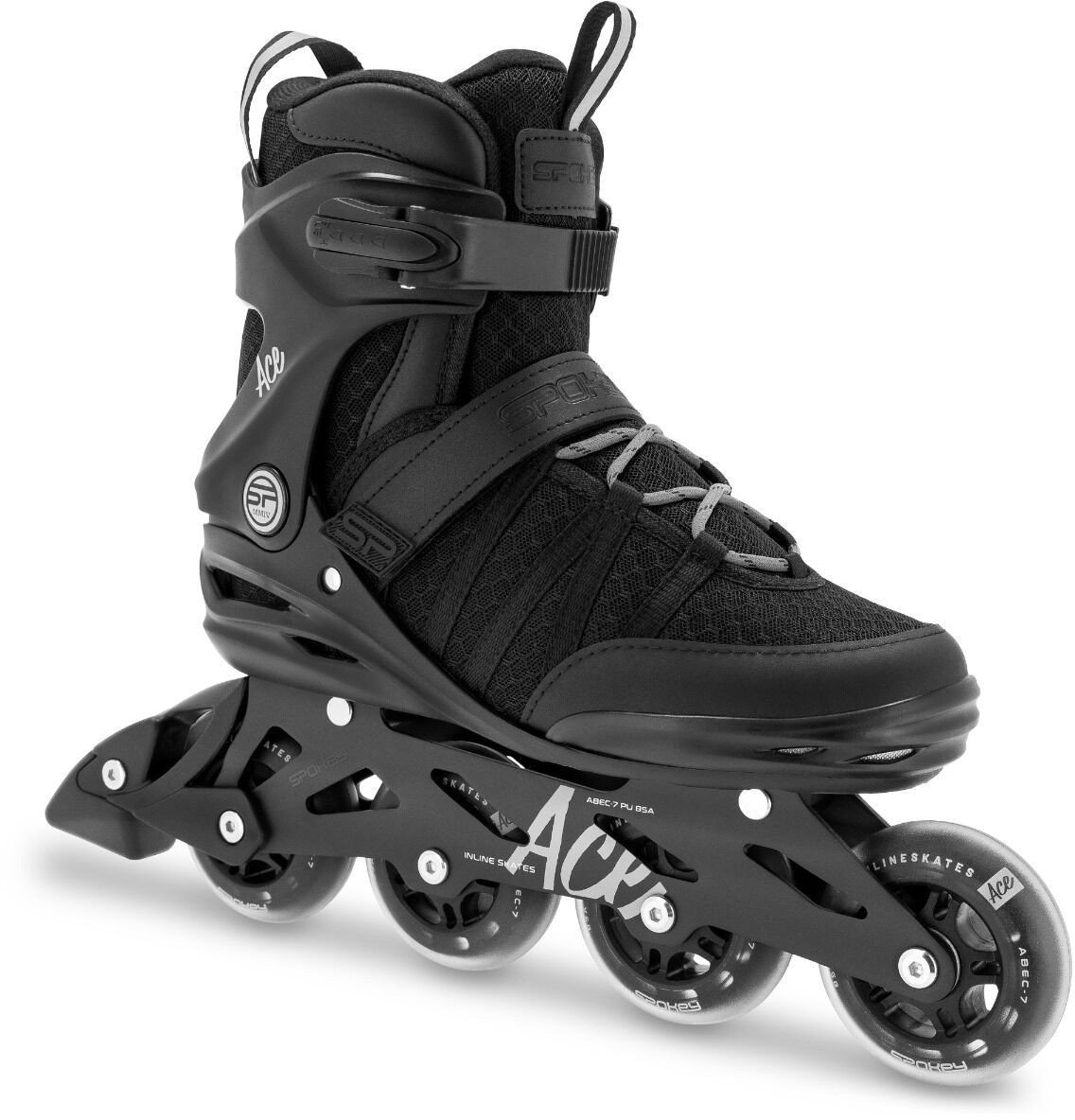 Rolki Spokey Ace rekreacyjne czarne r. 46