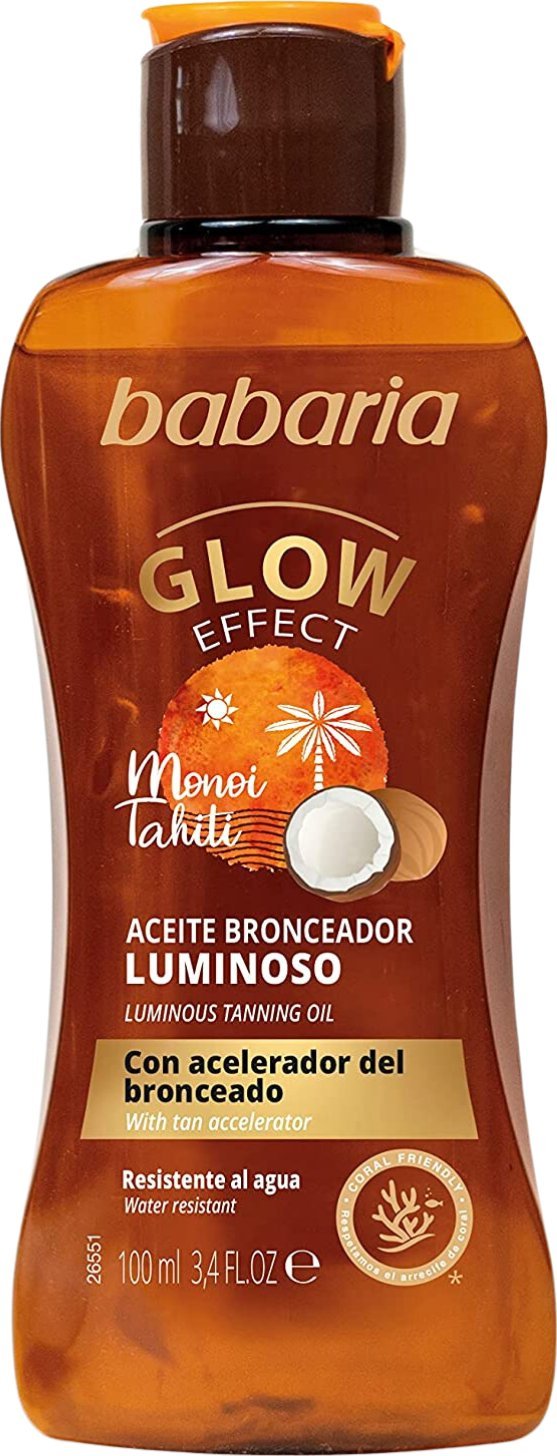 Babaria Babaria Glow Effect Monoi Tahiti Olejek Rozświetlający Do Opalania