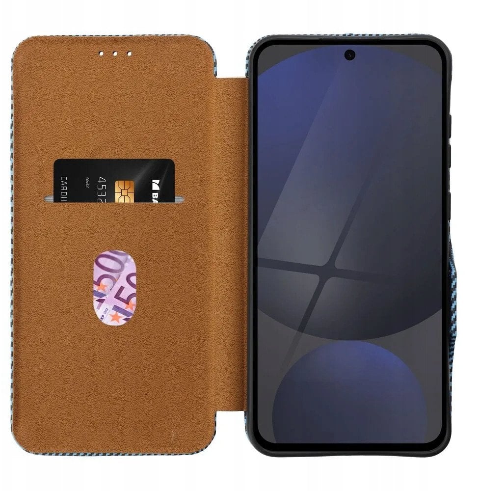 Kabura FOLIO Side Magnet do SAMSUNG A35 5G niebieski