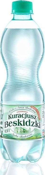 Woda KURACJUSZ Beskidzki woda gazowana 0,5 l