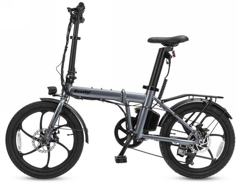 Elektrinis dviratis Beaster BSHERO1S, 250 W, 36 V, 10,5 Ah SAMSUNG baterija, sulankstomas