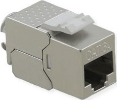 Value VALUE Cat.6A (Class EA) Keystone, RJ-45, ekranowany, beznarzędziowy, SLIM.