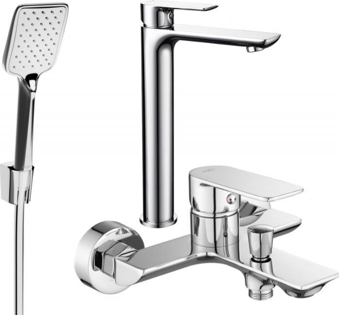 Bateria wannowa Mexen Mexen Alfa R62 zestaw wannowy, chrom - 745713R62-00