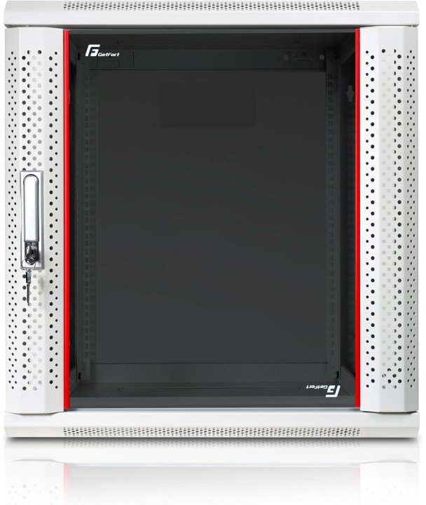 Szafa Rack Getfort 19 Cali 12U 600X600 Wisząca Szara