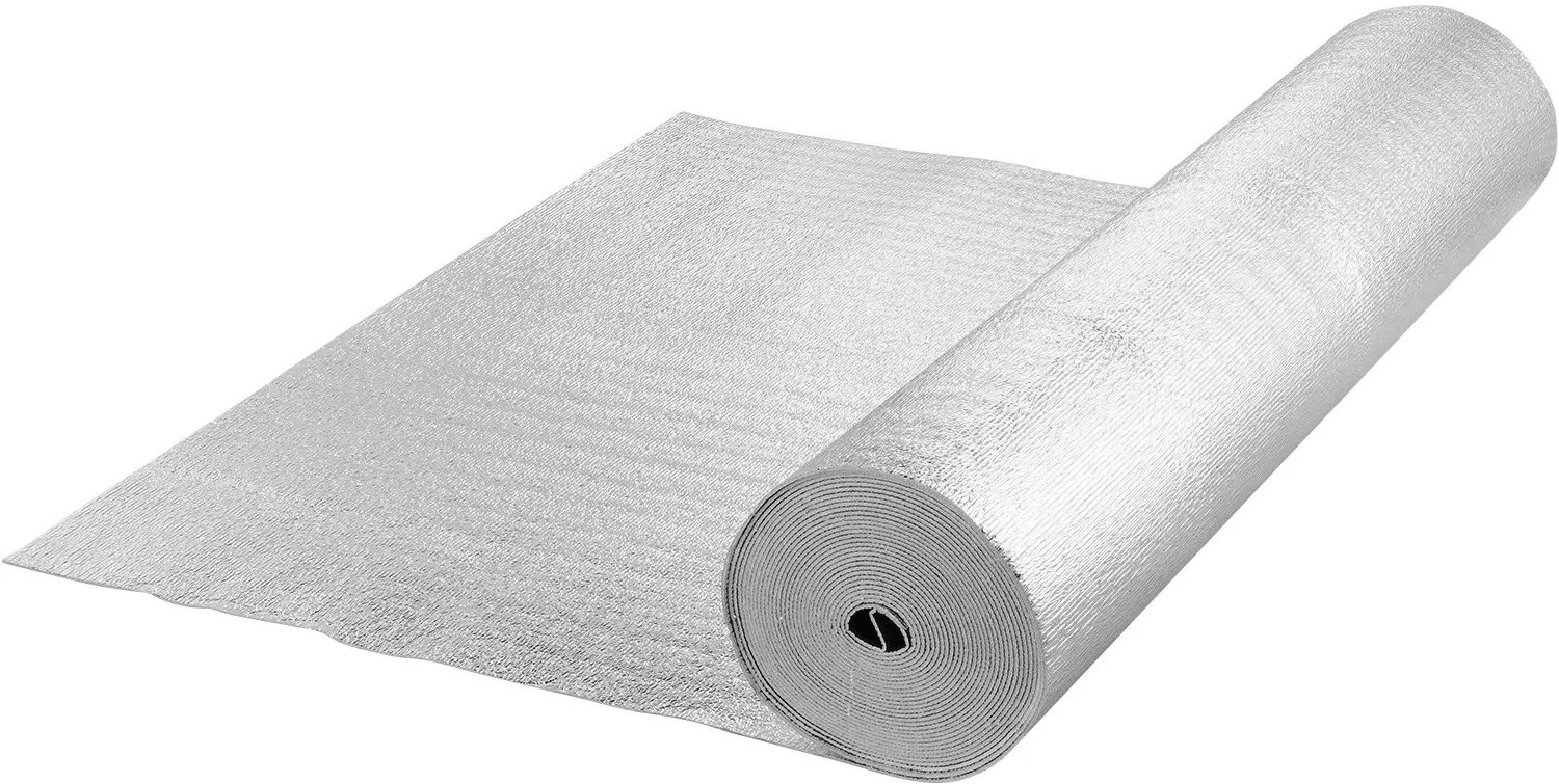 Folia termoizolacyjna 122x1524 cm dwustronna izolacja piankowa garaż dom