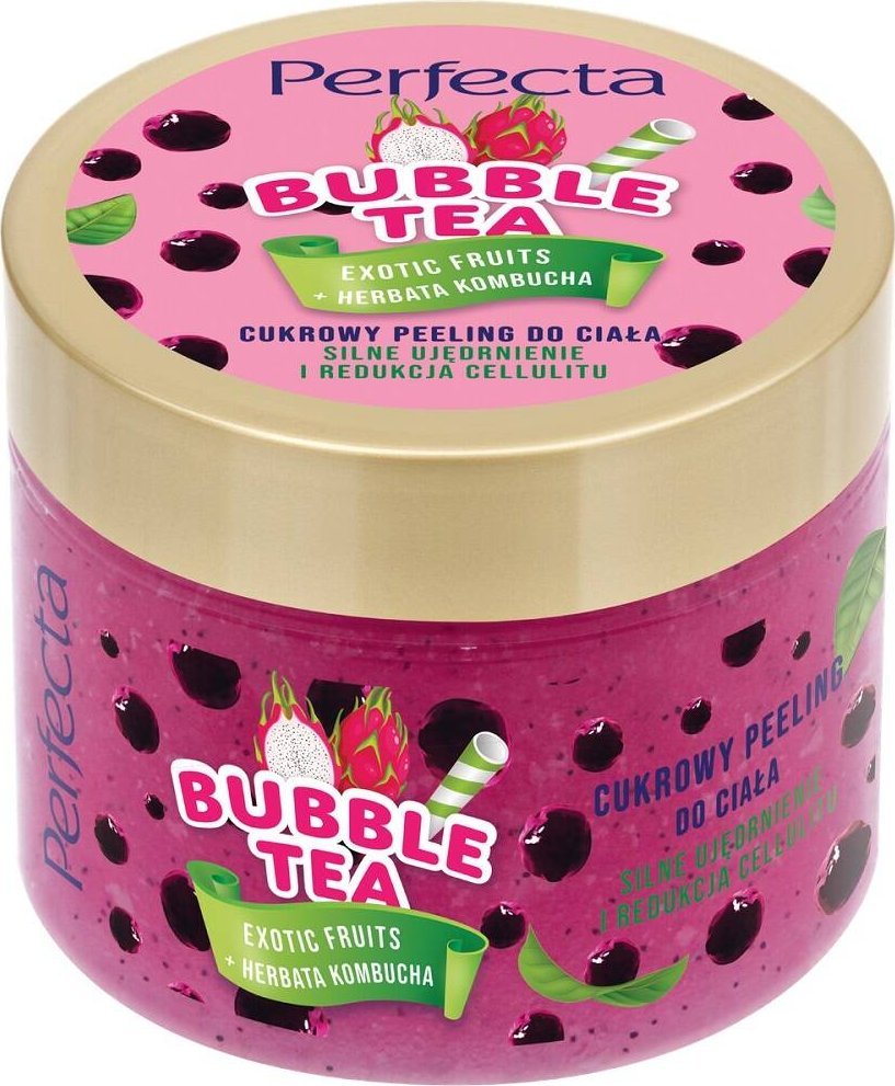 Perfecta Perfecta Bubble Tea cukrowy peeling do ciała Exotic Fruits 300g